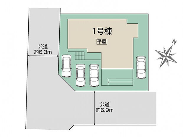 西宮市北六甲台2丁目2期 区画図