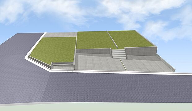 北側及び東側6m公道に接道、北東角地を含む地型の良い3棟現場
