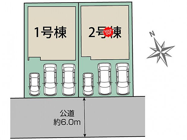 豊田市水源町2丁目2期2棟 区画図