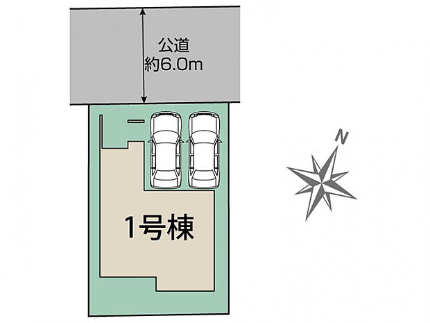 春日井市旭町4丁目1棟 区画図