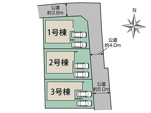 犬山市大字橋爪字海上3棟 区画図