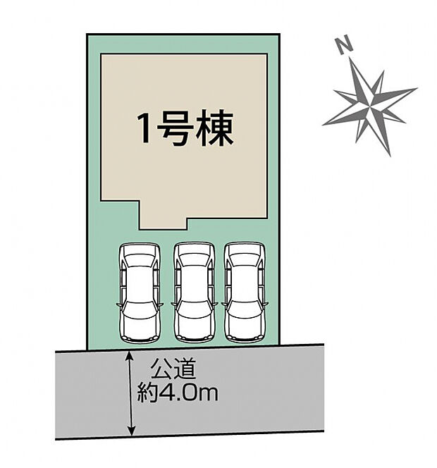 江南市赤童子町白山1棟 区画図