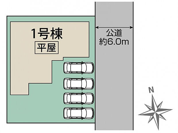 春日井市坂下町5丁目1棟 区画図