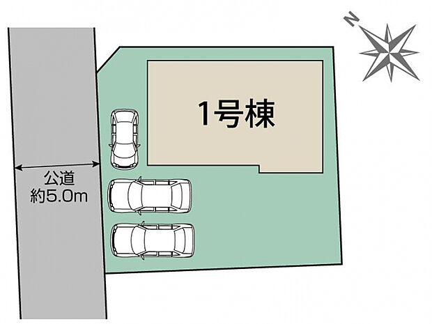千葉市稲毛区長沼町1棟 区画図