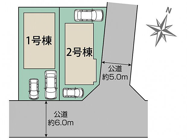千葉市若葉区小倉台3丁目2棟 区画図
