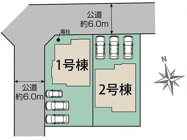 木更津市金田東4丁目2棟 区画図