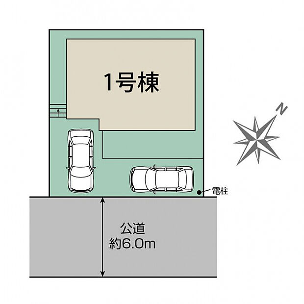 千葉市花見川区作新台2丁目1棟 区画図