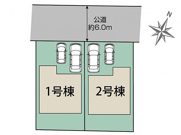 柏市藤心2丁目2棟 区画図