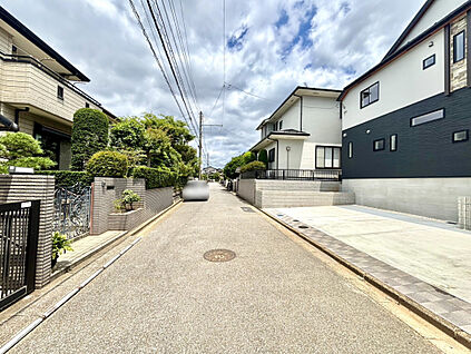 前面道路含む現地写真（6.8撮影）