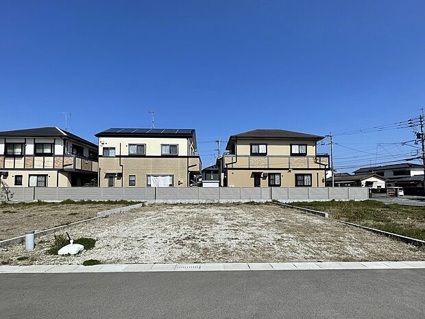 【13号地】13号地／165.40m2　土地価格：2,580万円　現地（2024年3月）撮影