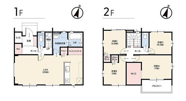 (2号棟)、価格2698万円、4LDK、土地面積206.79m2、建物面積104.33m2