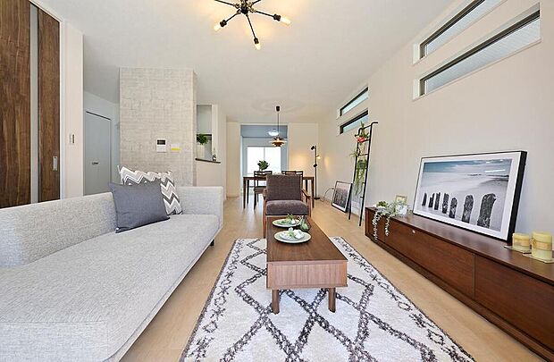 【【LDK同仕様】】広々とした20.0帖以上のLDKはご家族が自然と集まります。ご家族と過ごす時間を大切にしたい方にぴったりの明るくゆとりある住空間です。