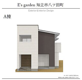 【A棟　外観パース】