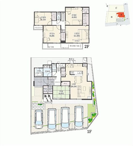 A棟 間取り図