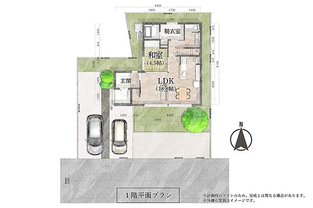 1F間取図