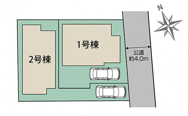 横須賀市平作2丁目2棟 区画図