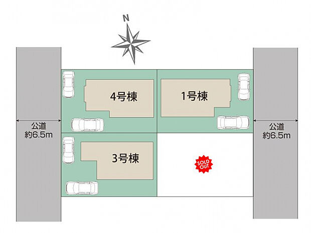 横浜市泉区緑園7丁目4区画 区画図