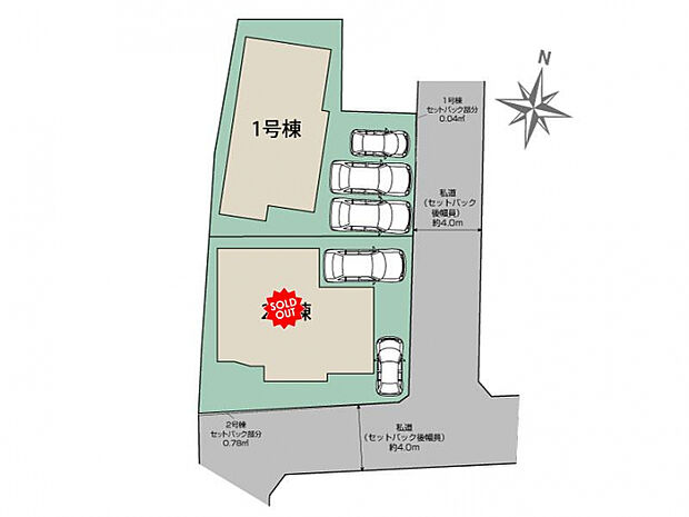 横浜市泉区中田西2丁目2棟 区画図