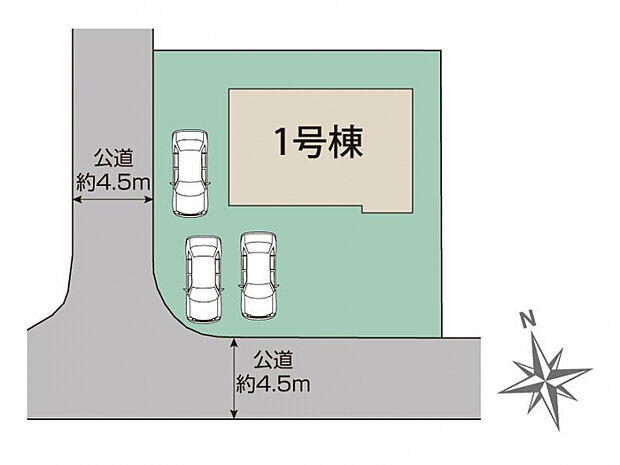 横浜市金沢区釜利谷西5丁目1棟 区画図