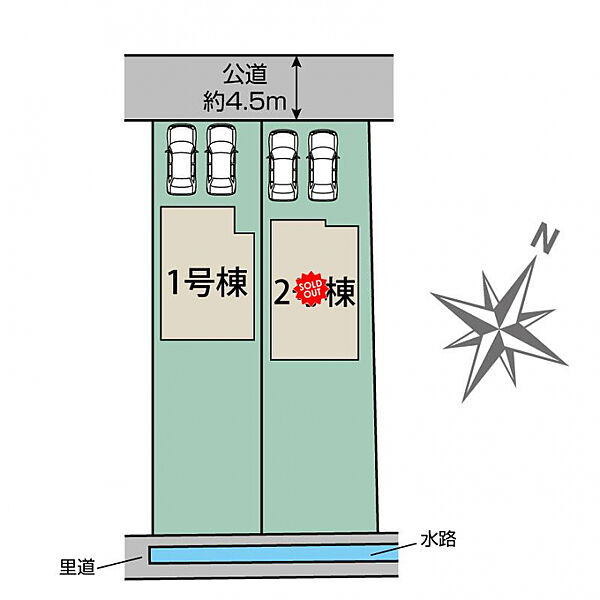 姫路市飾磨区英賀2棟　区画図