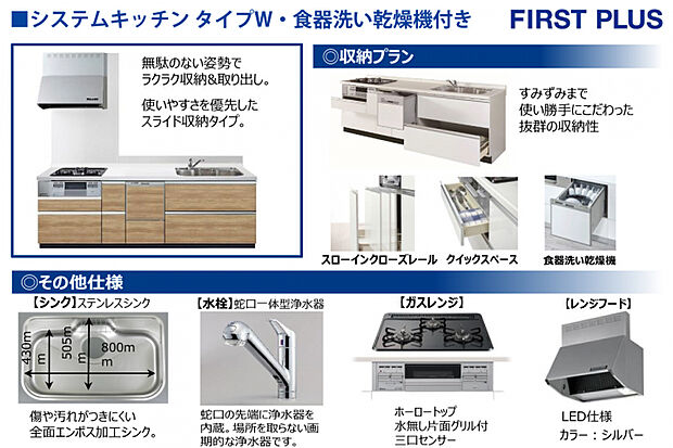 ■システムキッチン仕様■　