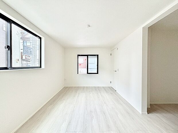 2面採光を確保した明るい空間。家族みんなが快適な暮らしを実現する設計です。  