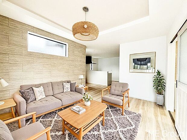 落ち着いた雰囲気のＬＤＫは家族みんなの快適空間※家具はCGです