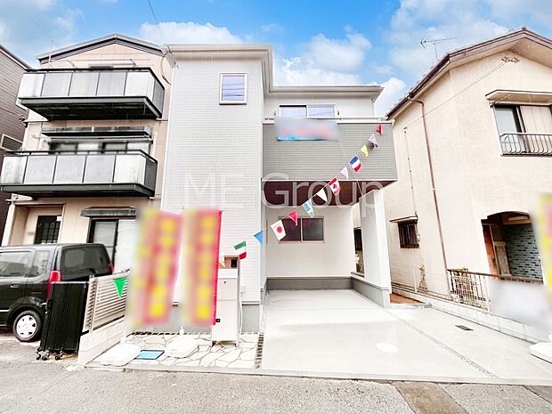 上質感あふれる外観デザイン。魅力の住まいを実現。