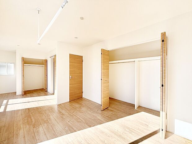 将来は2部屋にすることもできますね。お年頃になったら夢の個室にチェンジ!