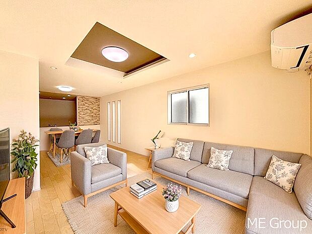 住む方の個性が引き出される、インテリアを考えるのが楽しみなリビングです!