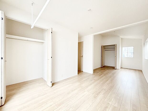 将来は2部屋にすることもできますね。お年頃になったら夢の個室にチェンジ!