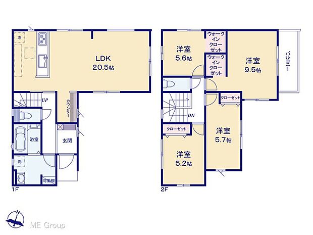 【4LDK】図面と異なる場合は現況を優先