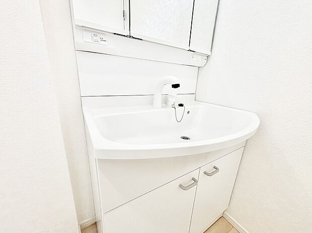 【その他設備(ハンドシャワー水栓)】ハンドシャワー付き！使いやすい洗面台。