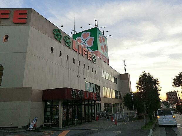 ライフ増尾店(約600m)