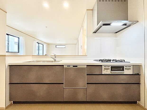 【キッチン】お料理を効率的に、楽しく！システムキッチン    