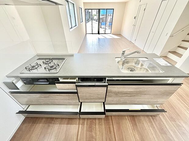 【その他設備(スライド収納)】Siセンサーコンロ