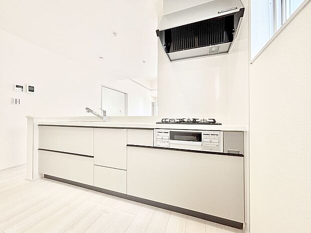 【キッチン】お料理を効率的に、楽しく！システムキッチン  