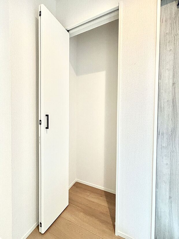 【その他設備(玄関ホール収納)】玄関ホール収納です。掃除道具やお出かけ用グッズの収納に便利です。