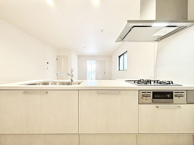 【キッチン】お料理を効率的に、楽しく!システムキッチン