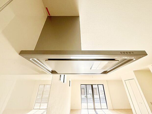 【その他設備(レンジフード)】基本的なお手入れはフィルターのみ！お手入れのしやすさも魅力です。