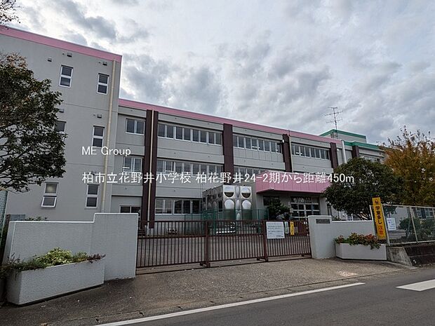柏市立花野井小学校(約450m)