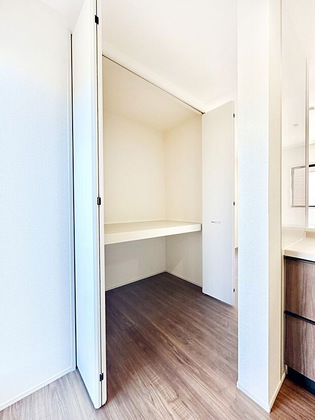 【その他設備(リビング収納)】物が集まりそうなLDKもスッキリ片付きます。