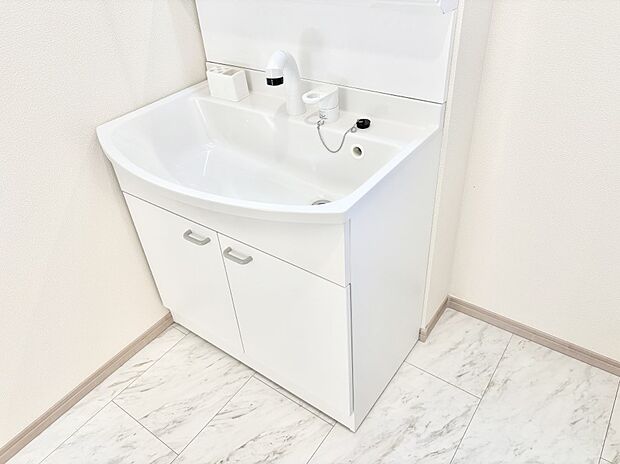 【その他設備(ハンドシャワー水栓)】ハンドシャワー付き！使いやすい洗面台。