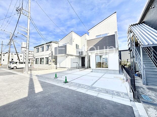 【前面道路含む現地写真】堂々完成!! ここから始まる新生活を応援いたします!