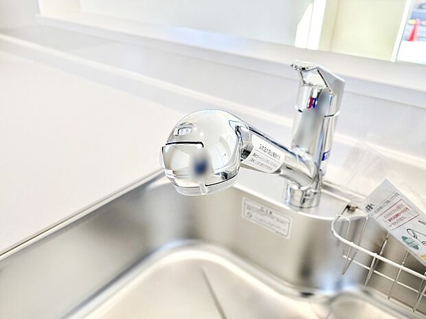 【その他設備(浄水器)】いつでも清潔なおいしいお水を。一つの水栓で水道水と浄水を使い分け。