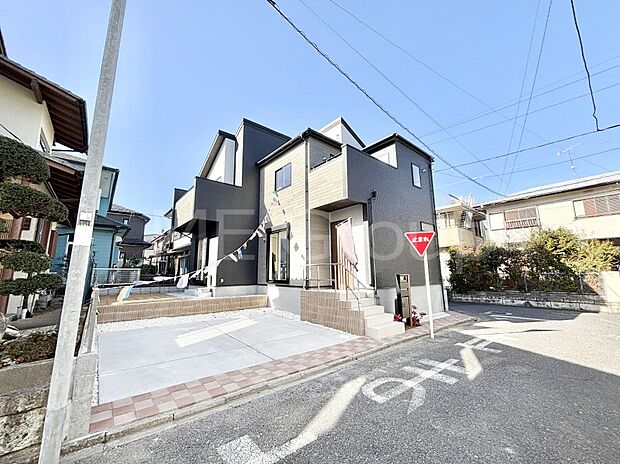 【前面道路含む現地写真】堂々完成!! ここから始まる新生活を応援いたします!