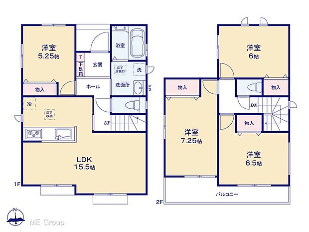 【4LDK】図面と異なる場合は現況を優先