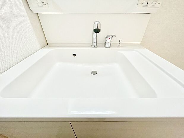 【その他設備(ハンドシャワー水栓)】ハンドシャワー付き!使いやすい洗面台。