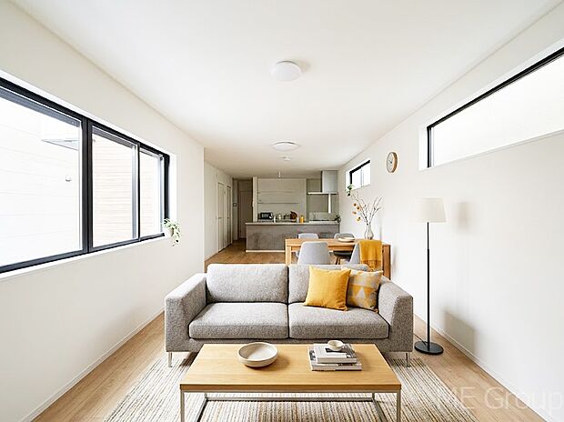 【リビング】落ち着いた雰囲気のLDKは家族みんなの快適空間※家具はCGです