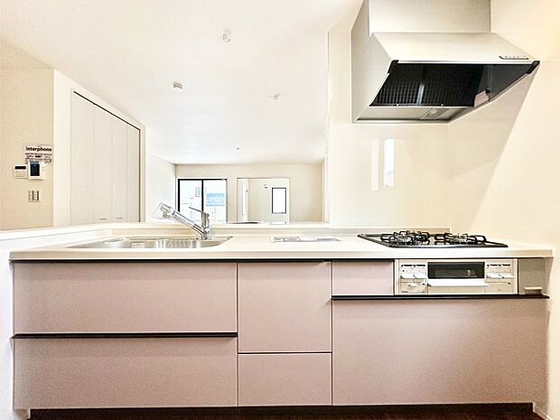 【キッチン】お料理を効率的に、楽しく!システムキッチン